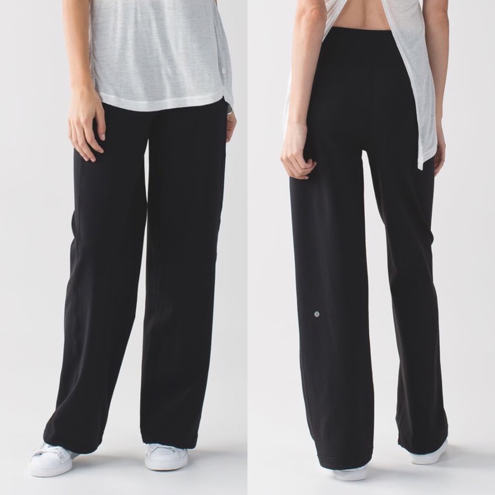 Lululemon Sit In Stillness Pant Sz 4 In Black - Picture 2 of 8